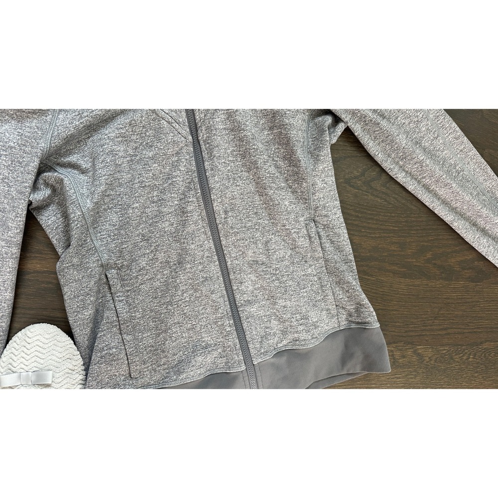 Lululemon Heathered Gray Define Jacket Funnel Neck Full Zip Athletic sz 6-8? - Picture 3 of 6